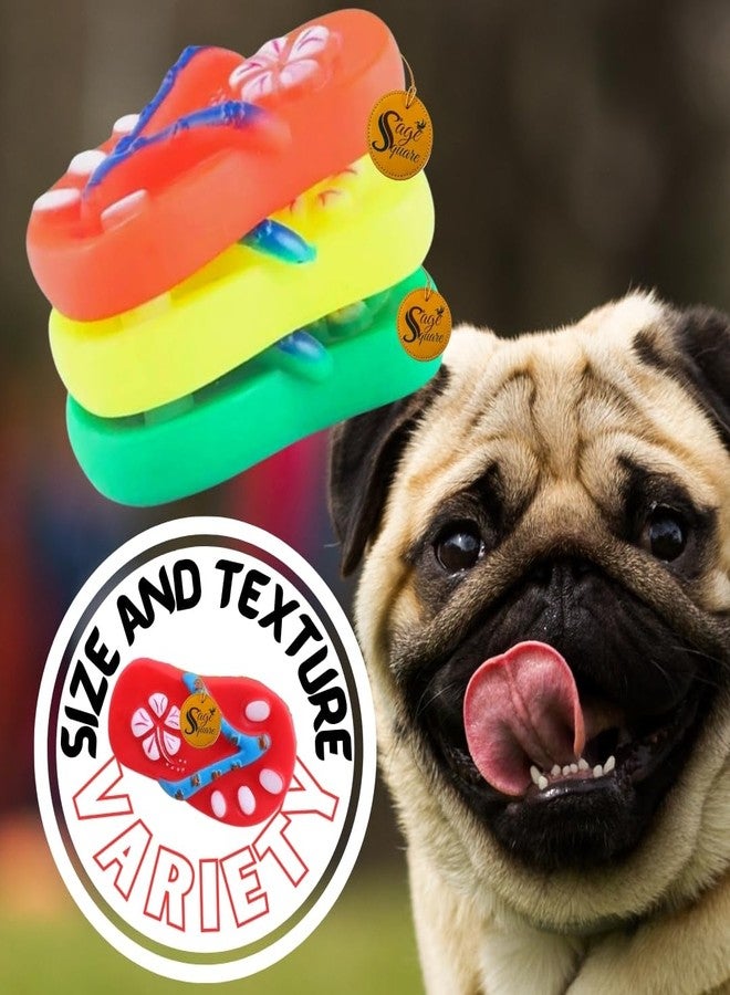 سايج سكوير لعبة نعال مربعة تصدر صريراً من سيج - لعبة مضغ ممتعة ومتينة للكلاب والقطط - لعبة تفاعلية لإشباع غرائز الحيوانات الأليفة - تُبقي صديقك ذو الفراء منشغلاً ونشطاً ومستمتعاً - Image 4